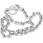 Nerezový náhrdelník 7131-45 - stříbrné barvy - SNE.7131.. 45cm