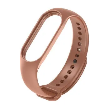 Chytré hodinky Náhradní náramek Mi Band 7/6/5 jednobarevný,hnědá,Xiaomi Mi band 5/6/7