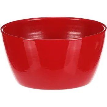 Biokrb Keramický obal na květiny Terakota, pr. 15 cm, červená