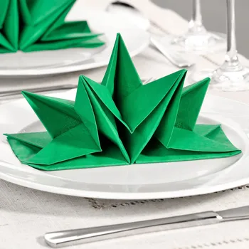 Papírový ubrousek Ubrousky,12 ks zelená