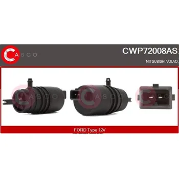 Autosklo Vodní čerpadlo ostřikovače, čistění skel CASCO CWP72008AS