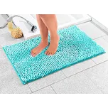 Měkká koupelnová předložka tyrkysová 50x80 cm