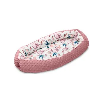 Dětský pokoj GNIAZDO/KOKON 70x30 RETRO RÓŻ PTAKI