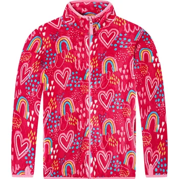 Dívčí mikina Dívčí mikina - Wolf & Wolfie B2549B, sytě růžová Barva: Růžová, Velikost: 128