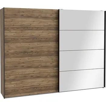 Šatní skříň Šatní skříň se zrcadlem OREN 270x210 cm dub artisan