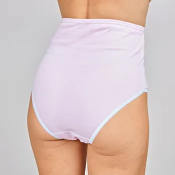 Kalhotky 4dílná sada bavlněných kalhotek mix barev L