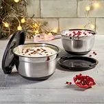 2 míchací mísy z nerezu