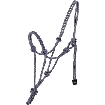 Provazová ohlávka NORTON Ethological, modrá/zlatá