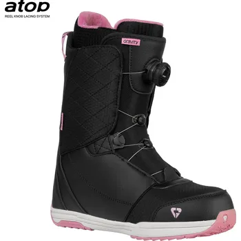 Boty na snowboard Boty GRAVITY AURA ATOP BLACK/ROSE 2025
