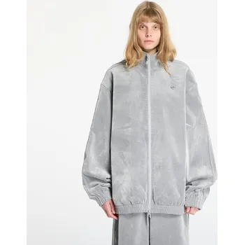 Bunda adidas Brushed Twill Oversized Firebird Track Top Grey Two S
