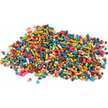 Rohlíkové pelety - Mix barev a příchutí - Ø 6 mm 1 kg