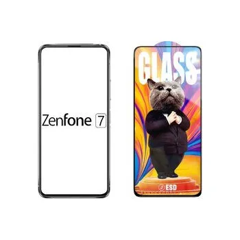 3D Ochranné tvrzené sklo na Asus Zenfone 7 - Mr. Cat ESD