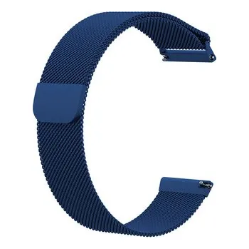 Chytré hodinky Milánský tah magnetický 22mm,Tmavě Modrý