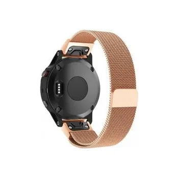 Chytré hodinky QuickFit milánský magnetický tah 20mm,Růžovo-zlatý