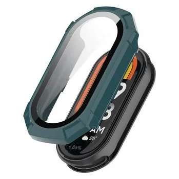 Chytré hodinky Ochranný kryt se zesílenými rohy pro Mi Band 3/4/5/6,Tmavě zelený