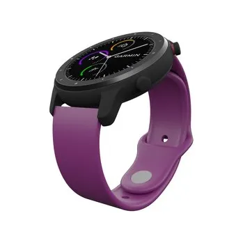 Chytré hodinky Jednobarevný náhradní řemínek 20mm,Fialová
