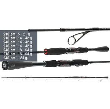Rybářský prut Přívlačový prut Daiwa Tournament AGS Spin 2026 - 2,10 m, 14 - 42 g - předobjednávka