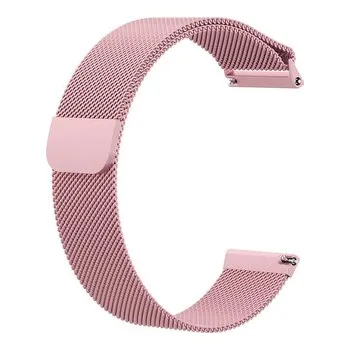 Chytré hodinky Milánský tah magnetický 22mm,Růžový