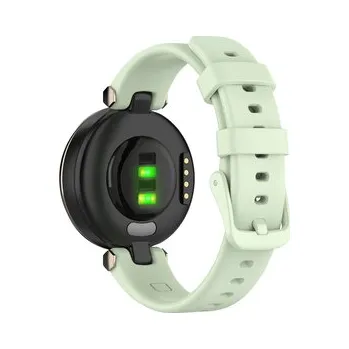 Příslušenství k chytrým hodinkám Silikonový řemínek s přezkou pro Garmin Lily,Tlumená zelená