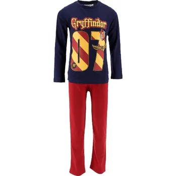 Chlapecké pyžamo Modro-červené dlouhé pyžamo Harry Potter Velikost: 116