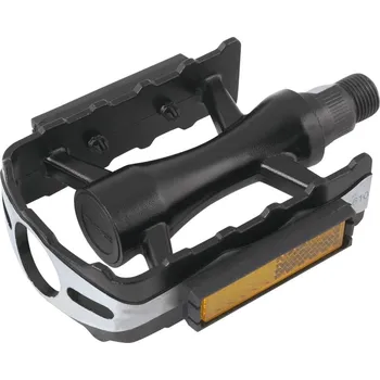 Pedál na kolo Pedály FORCE 610 Al kuličková ložiska - ČERNÉ