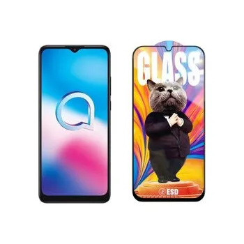 3D Ochranné tvrzené sklo na Alcatel 3L 2020 - Mr. Cat ESD