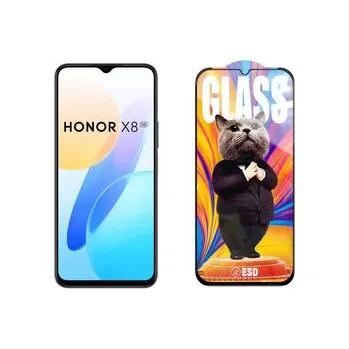 3D Ochranné tvrzené sklo na Honor X8 5G - Mr. Cat ESD
