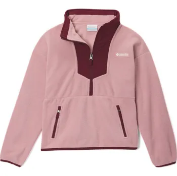 Chlapecká mikina Columbia Sequoia Grove™ Half Zip Fleece J 2087651659 - eraser pink/rich wine XXS