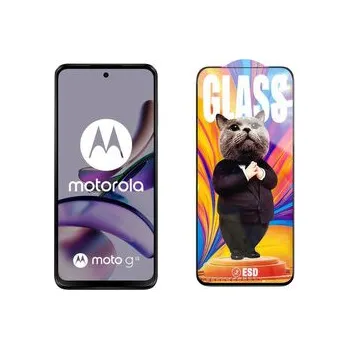 3D Ochranné tvrzené sklo na Motorola Moto G13 - Mr. Cat ESD