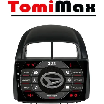 Autorádio TomiMax Daihatsu Sirion Android 14 autorádio s WIFI, GPS, USB, BT HW výbava: !!!AKCE!!! 8 Core 4GB+64GB LOW, Velikost obrazovky: Dotyková obrazovka: 10,1"