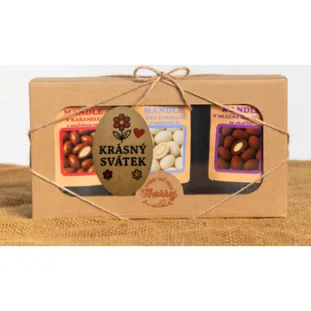 Dárková krabička Dárková sada sladkých mandlí 3ks krásný svátek Raffaelo (Dárková sada sladkých mandlí 3ks krásný svátek Raffaelo)