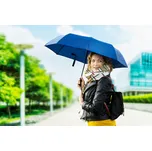 Vystřelovací skládací deštník modrá