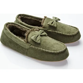 Dámské mokasíny Hřejivé mokasíny Fenja zelená 38