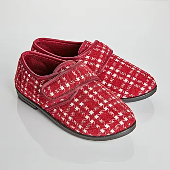 Dámské pantofle Domácí obuv Iris červená a bílá 41