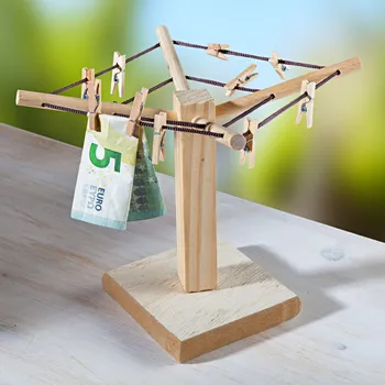 Sušák na prádlo Sušák Bankovky Výška 13,5 cm, průměr 14 cm