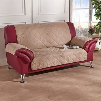 Přehoz na lůžko Přehoz na 3místnou pohovku béžová 279x179 cm