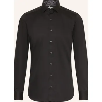 Pánská košile Olymp Pánská Košile Level Five Body Fit, černá, 39