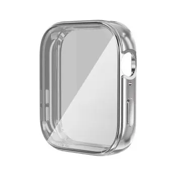 Chytré hodinky Ochranný silikonový kryt pro Huawei Fit 3,Stříbrná