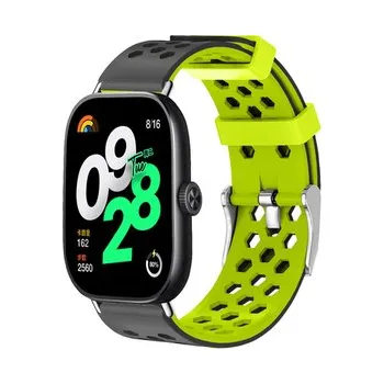 Chytré hodinky Dvojbarevný náhradní řemínek Xiaomi Redmi Watch 4/5,Černo-zelený