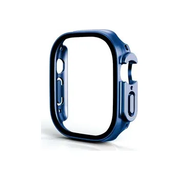 Chytré hodinky Ochranné pouzdro se sklíčkem pro Apple Watch 49mm,Metalicky modrý