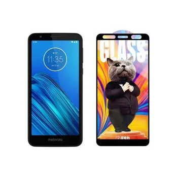 3D Ochranné tvrzené sklo na Motorola Moto E6 - Mr. Cat ESD