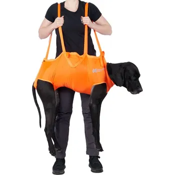 Postroj pro psa Non-stop dogwear Záchranný vak Dog rescue sling | oranžová Velikost: L