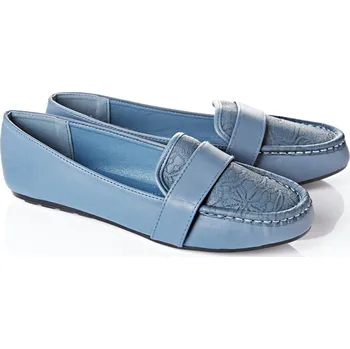 Dámské mokasíny Mokasíny Amelie jeansová modrá 39