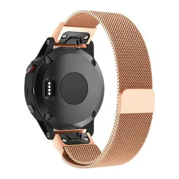 Chytré hodinky QuickFit milánský tah magnetický 26mm,Růžovo-zlatý