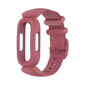 Chytré hodinky Jednobarevný náramek pro Fibit Ace 3,Jahodová