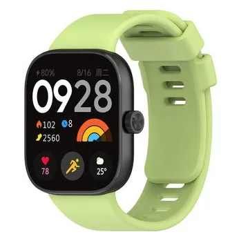 Chytré hodinky Jednobarevný náhradní řemínek Xiaomi Redmi Watch 4,Limetková