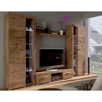 Obývací stěna Obývací stěna Flamenco XL, dub lefkas