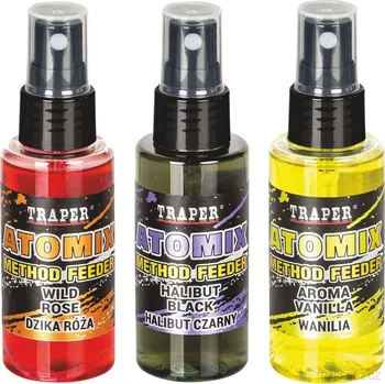 Návnadová surovina Traper Atomix method feeder Příchuť: Divoká růže