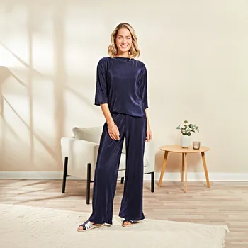 Dámské kalhoty Letní kalhoty námořnická modrá M