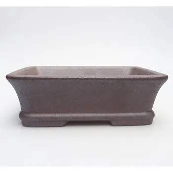 Květináč Miska 19 x 15 x 6 cm barva hnědá